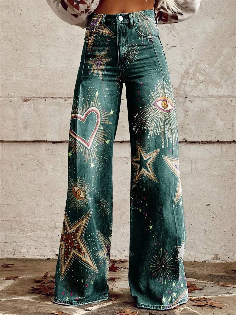 Calça Jeans Feminina Wide Leg  - Street Fashion Taiwan avaliação e preço