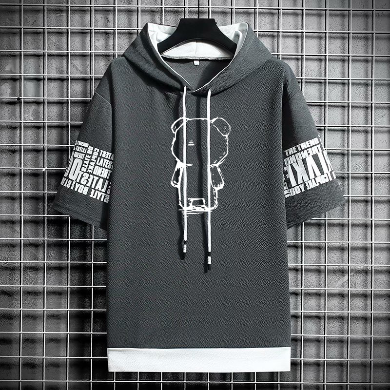Camiseta para homens roupas st - Graphic Hoodie Streetwear avaliação e preço