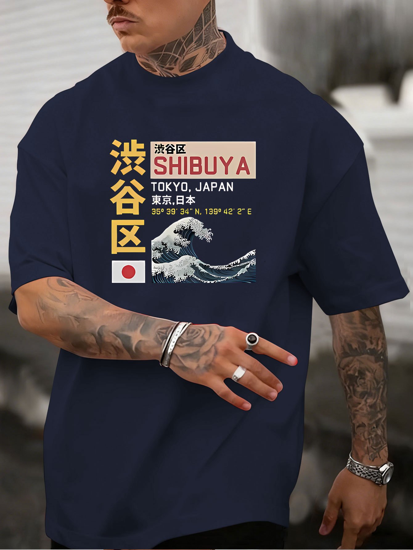 Nova Camiseta Masculina Estamp - Street Fashion In Tokyo avaliação e preço