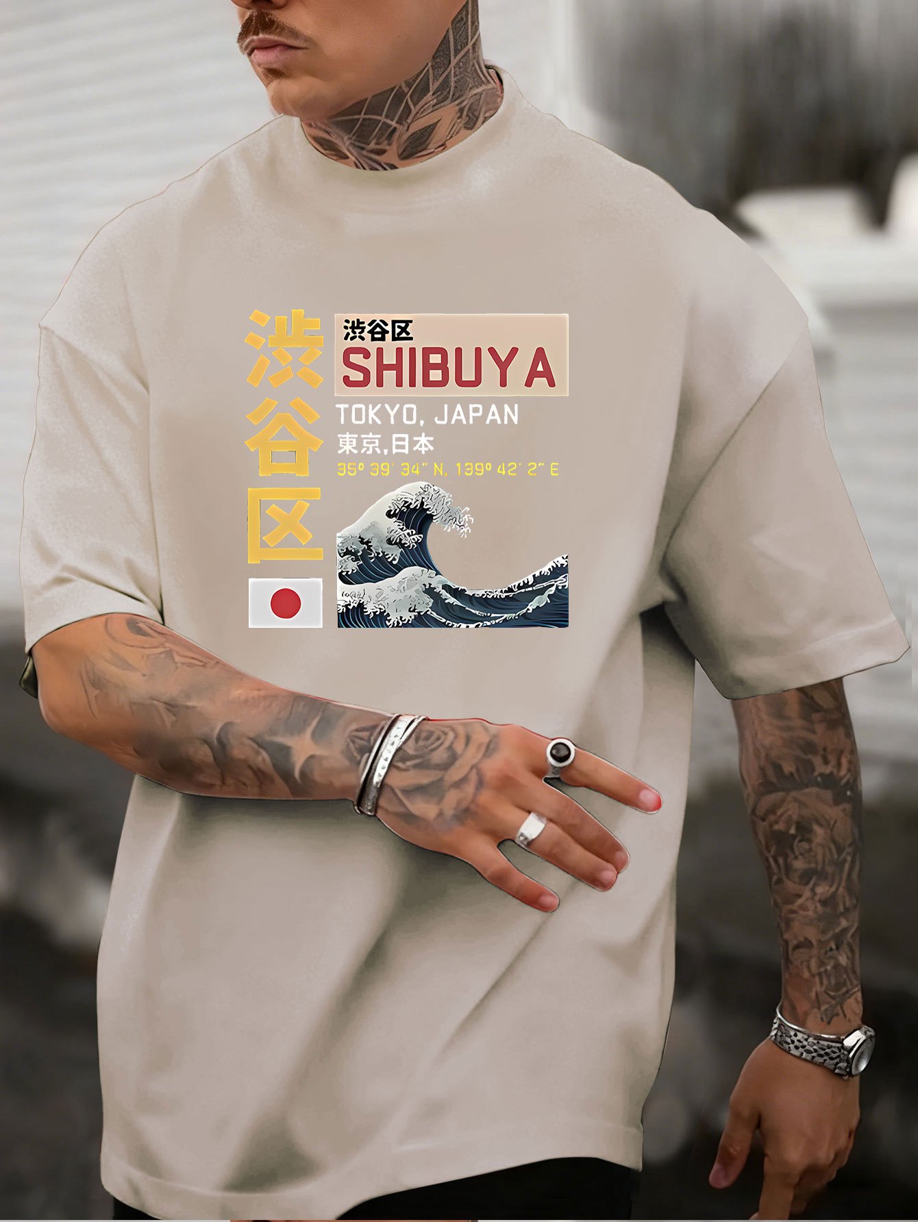 Nova Camiseta Masculina Estamp - Street Fashion In Tokyo avaliação e preço