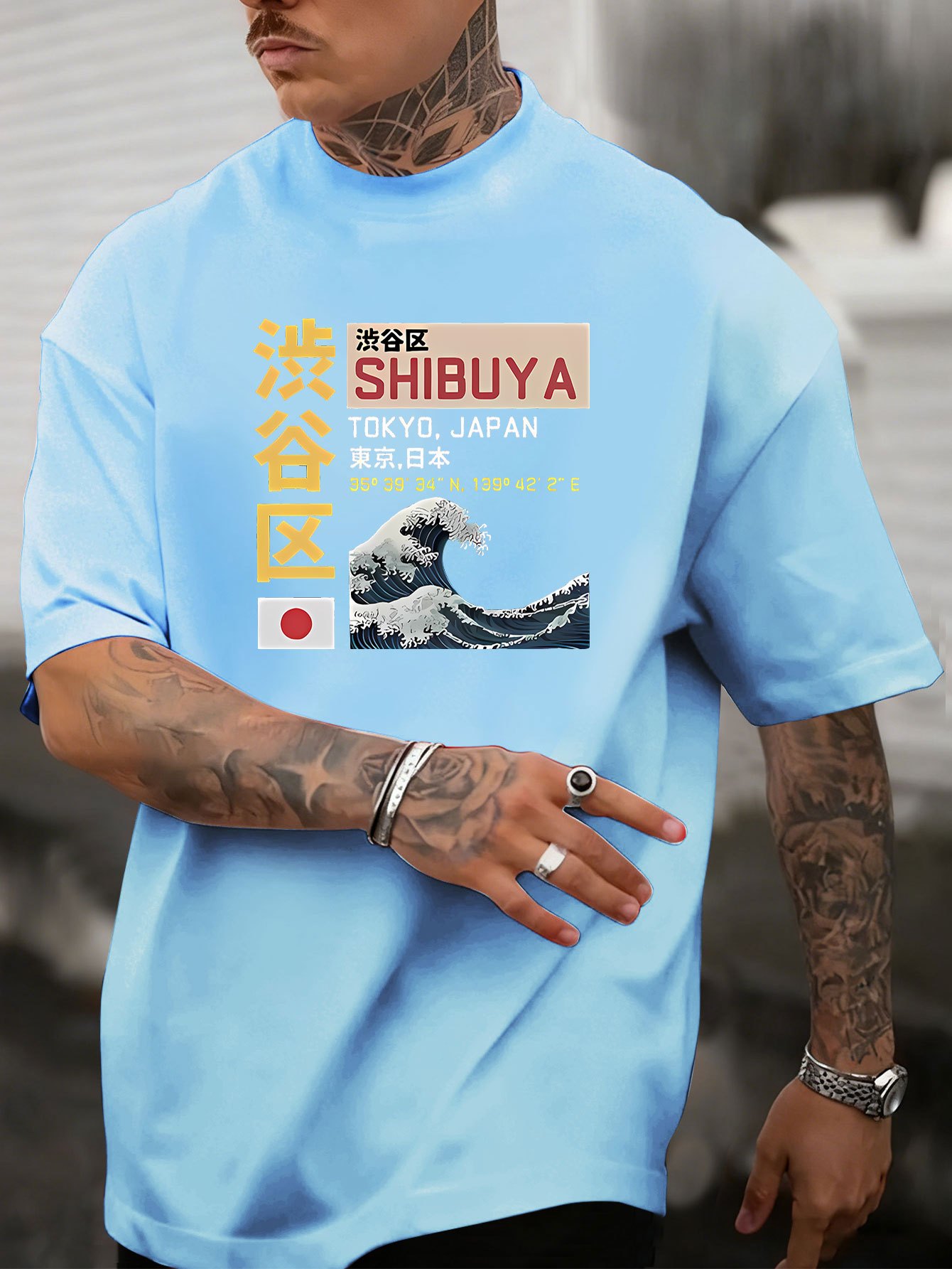 Nova Camiseta Masculina Estamp - Street Fashion In Tokyo avaliação e preço