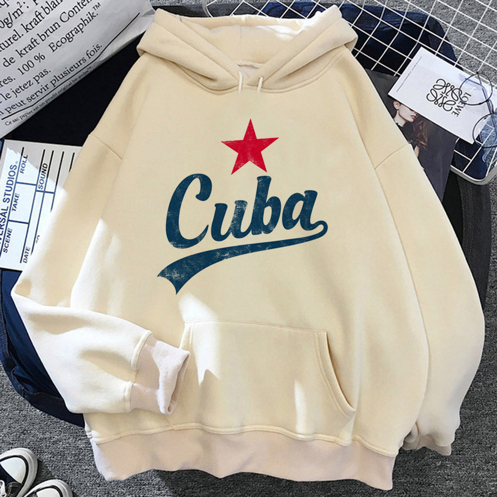 Cuba moletom com capuz mangá e - Graphic Hoodie Streetwear avaliação e preço