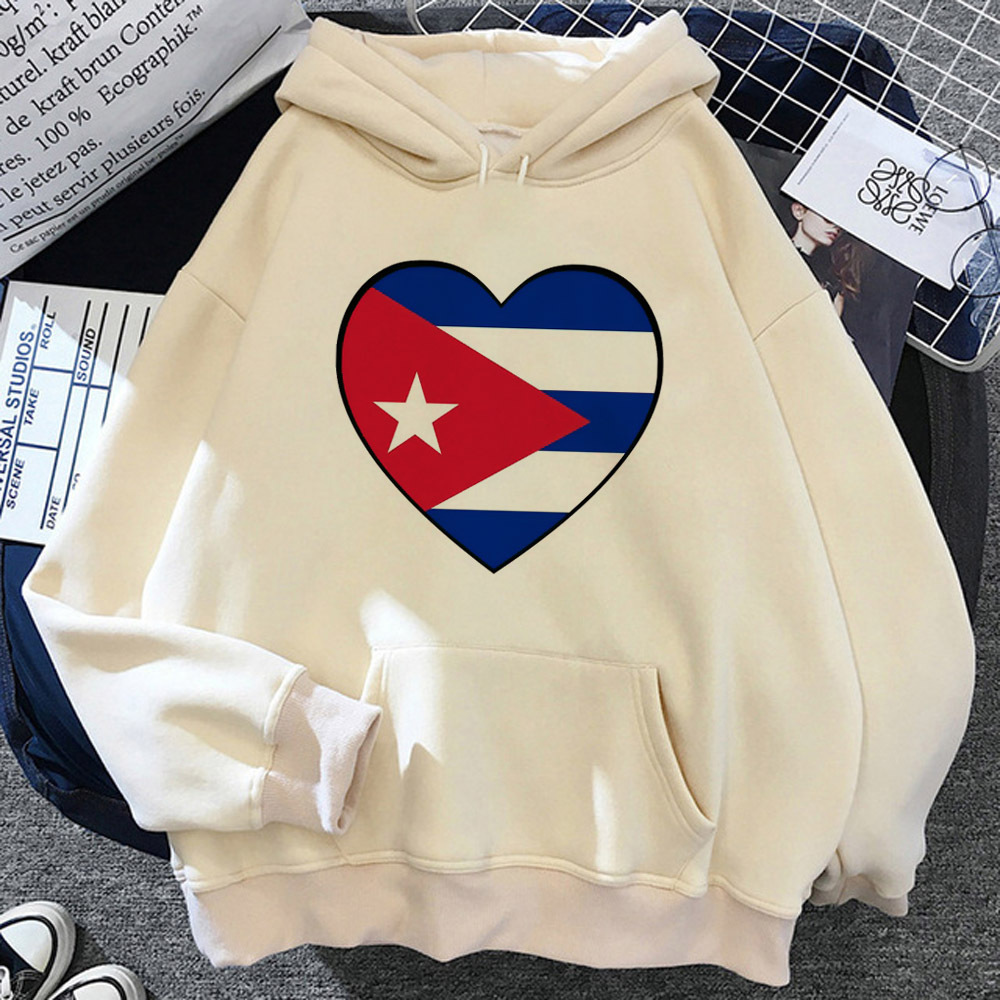 Cuba moletom com capuz mangá e - Graphic Hoodie Streetwear avaliação e preço