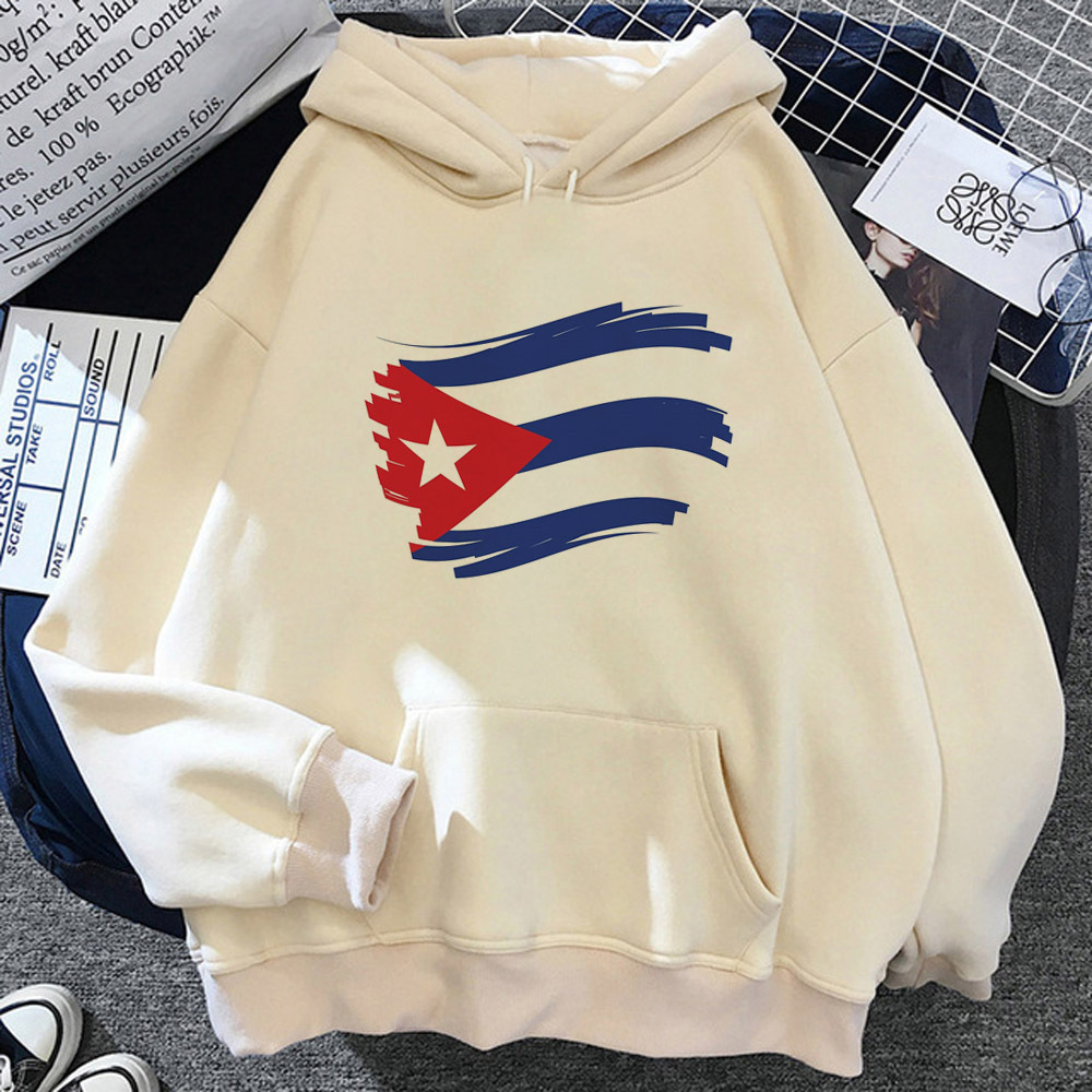 Cuba moletom com capuz mangá e - Graphic Hoodie Streetwear avaliação e preço