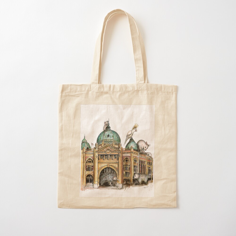 Bolsa Tote Flinders Street Sta - Street Fashion Melbourne avaliação e preço