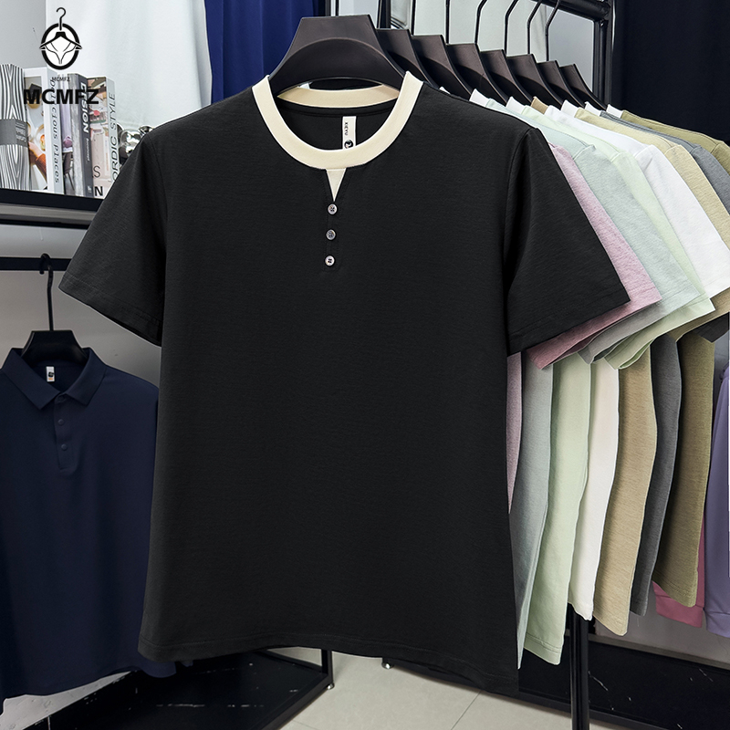 Camiseta Henley Masculina Casu - Street Fashion Style avaliação e preço