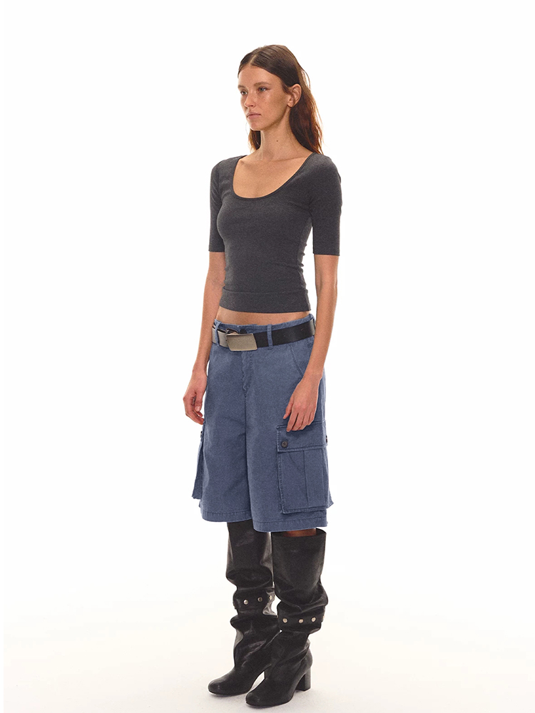 REDDACHiC Shorts Jeans Cargo F - Cargo Pant Wide avaliação e preço
