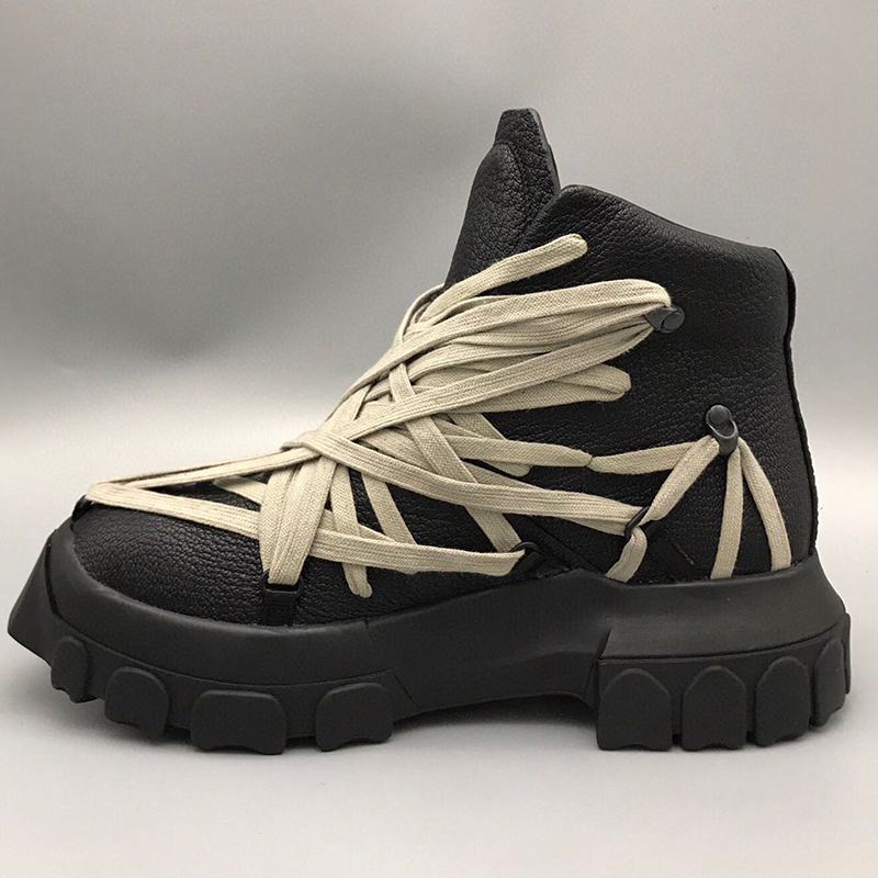Botas de Couro Originais de Lu - Street Fashion Luxury avaliação e preço