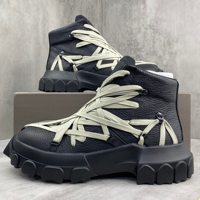 Botas de Couro Originais de Lu - Street Fashion Luxury avaliação e preço