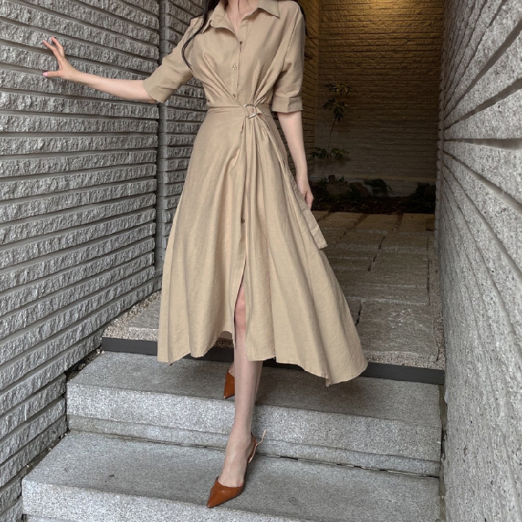 Vestido Estilo Coreano Feminin - Street Fashion Now avaliação e preço