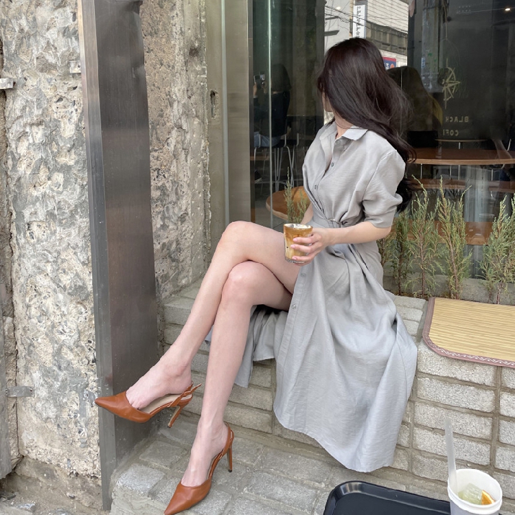 Vestido Estilo Coreano Feminin - Street Fashion Now avaliação e preço