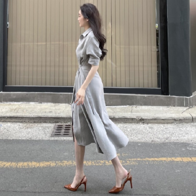 Vestido Estilo Coreano Feminin - Street Fashion Now avaliação e preço