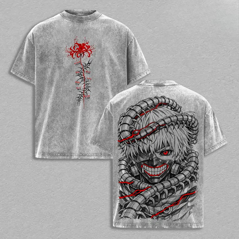 Camiseta Retrô Manga Kaneki Ke - Street Fashion In Tokyo avaliação e preço