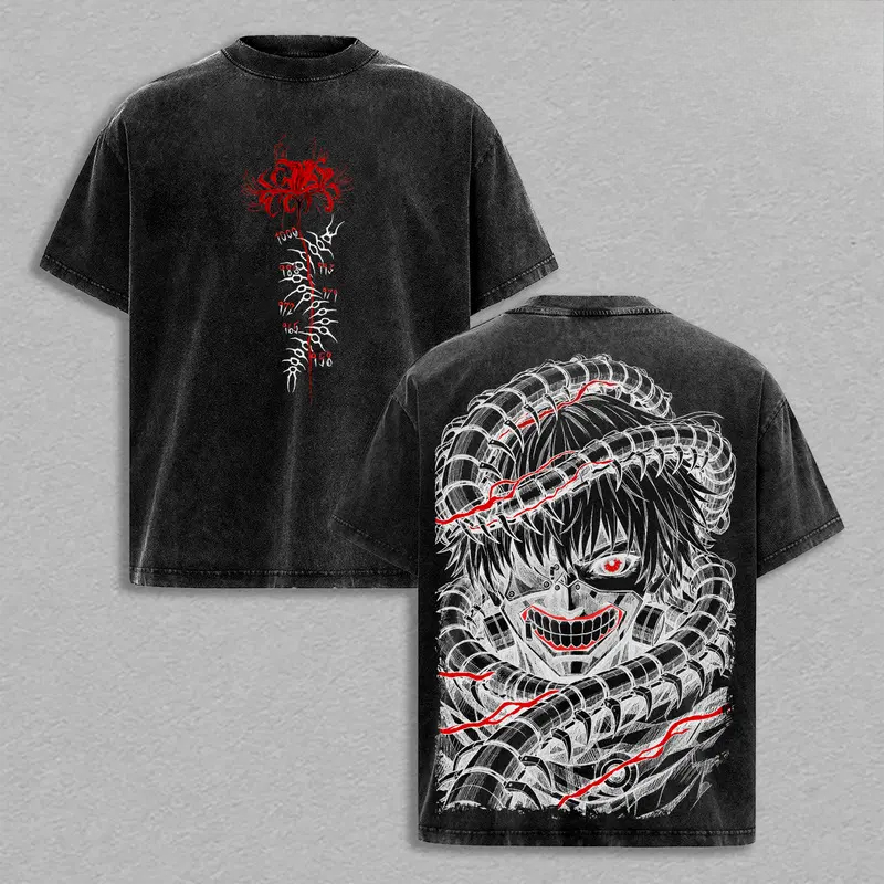 Camiseta Retrô Manga Kaneki Ke - Street Fashion In Tokyo avaliação e preço